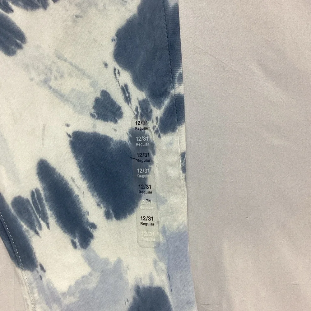 NWT GAP 12/31 Legging Skimmer Tie-Dye Denim - Picture 4 of 13